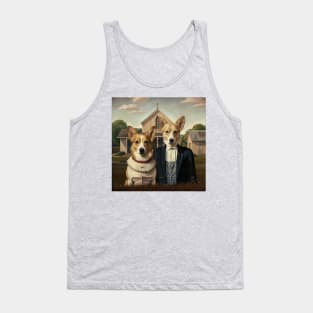 Corgi American Gothic Tank Top